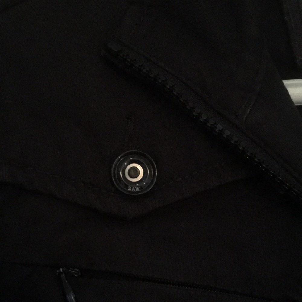 G-STAR ORIGINALS RAW DENIM BLACK LADIES JACKET - Size Small - Picture 14 of 17